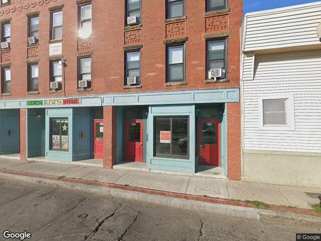 Bliss Africa Hair Braiding storefront on Dudley Street, Roxbury, Boston